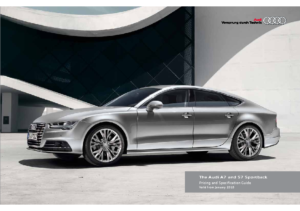 2016 Audi A7-S7 Sportback UK