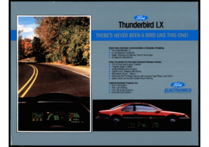 1996 Ford Thunderbird LX Electronics