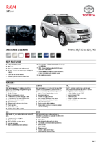 2006 Toyota Rav 4 5 Door Specs UK