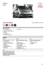 2007 Toyota Aygo 5 Door Specs UK