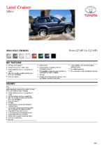 2007 Toyota Land Cruiser 3 Door Specs UK