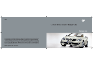 2008 Mercedes-Benz SLK-Class Accessories UK