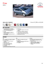 2009 Toyota Prius Specs UK