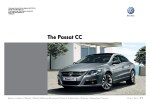 2009 VW Passat CC UK