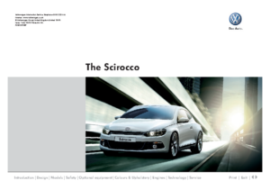 2009 VW Scirocco 07-2009 UK