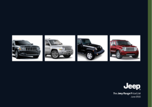 2010 Jeep Price List UK