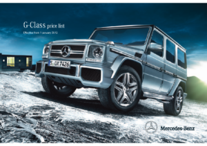 2013 Mercedes-Benz G-Class UK