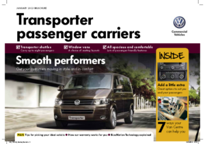 2013 VW T5 Transporter Passenger Carriers UK