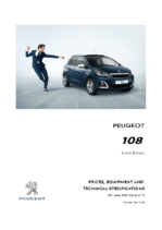 2017 Peugeot 108 Prices & Specs UK