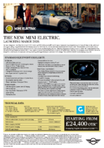 2020 MINI Electric Launch Factsheet UK