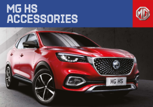 2021 MG HS Accessoires UK