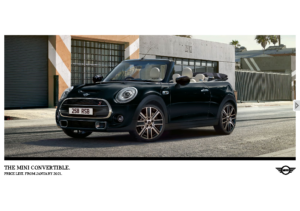 2021 MINI Comvertible Price List UK