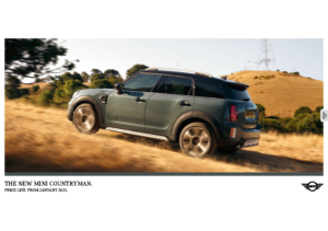 2021 MINI Countryman Price List UK