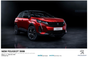 2021 Peugeot 3008 SUV Prices & Specs UK