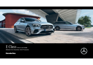 2021Mercedes-Benz E-Class Saloon & Estate UK