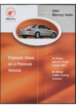 2001 Mercury Sable Premiun Flyer