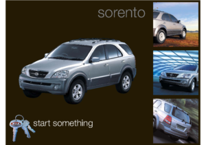 2004 Kia Sorento Spec Sheet AUS