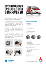 2010 Mitsubishi iMiEV Spec Sheet AUS