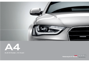 2013 Audi A4 Spec Guides AUS