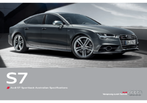 2015 Audi S7 Sportback Specs AUS