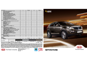 2015 Kia Sportage Specs 2 AUS