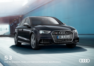 2019 Audi S3 Range Specs AUS