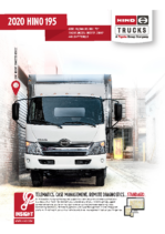 2020 Hino 195 Spec Sheet