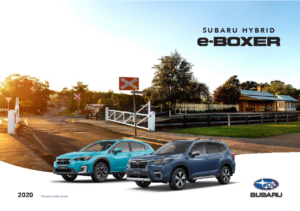 2020 Subaru Hybrid Pre Launch Flyer AUS