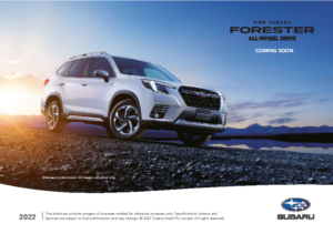 2022 Subaru Forester AUS