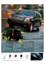 2002 Cadillac Escalade Spec Sheet