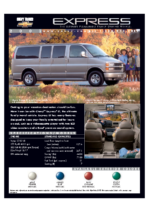 2002 Chevrolet Express Spec Sheet