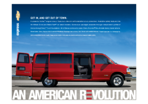 2005 Chevrolet Express Spec Sheet