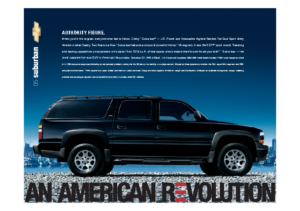 2005 Chevrolet Suburban Spec Sheet