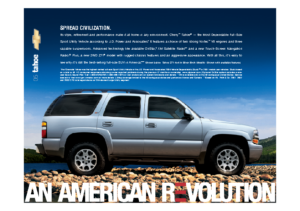 2005 Chevrolet Tahoe Spec Sheet