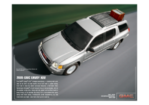 2005 GMC Envoy XUV Spec Sheet