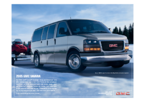 2005 GMC Savana Spec Sheet