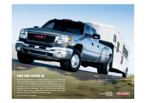 2005 GMC Sierra HD Spec Sheet