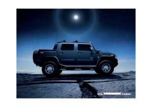 2005 Hummer H2 SUT Spec Sheet