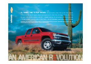 2006 Chevrolet Colorado Spec Sheet