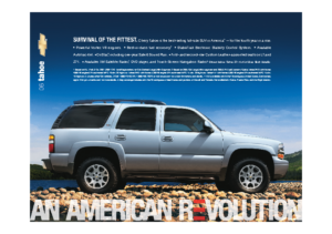 2006 Chevrolet Tahoe Spec Sheet