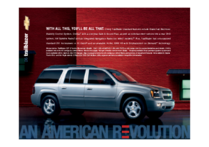 2006 Chevrolet TrailBlazer Spec Sheet