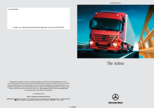 2003 Mercedes-Benz Actros AUS