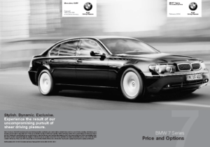 2004 BMW 7 Series AUS