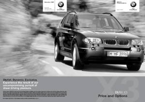 2004 BMW X3 AUS