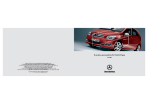 2005 Mercedes-Benz B-Class Accessories AUS