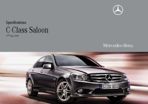 2009 Mercedes-Benz C-Class Saloon Specs AUS