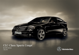 2010 Mercedes-Benz CLC-Class Specs AUS