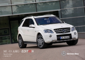 2010 Mercedes-Benz ML 63 Edition 10 Specs AUS