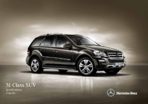 2011 Mercedes-Benz M-Class Specs AUS