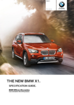 2012 BMW X1 Spec Guide AUS